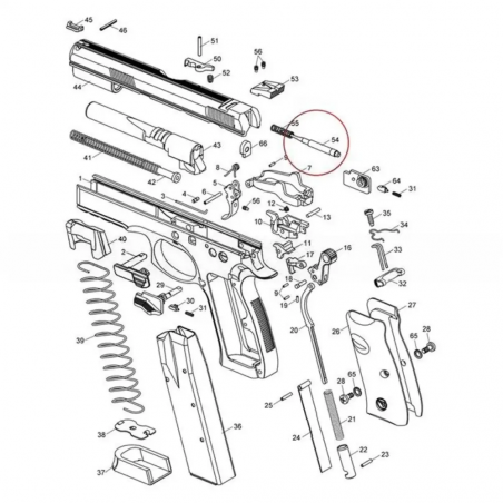 Ударник CZ SP-01 USA (под штифт)