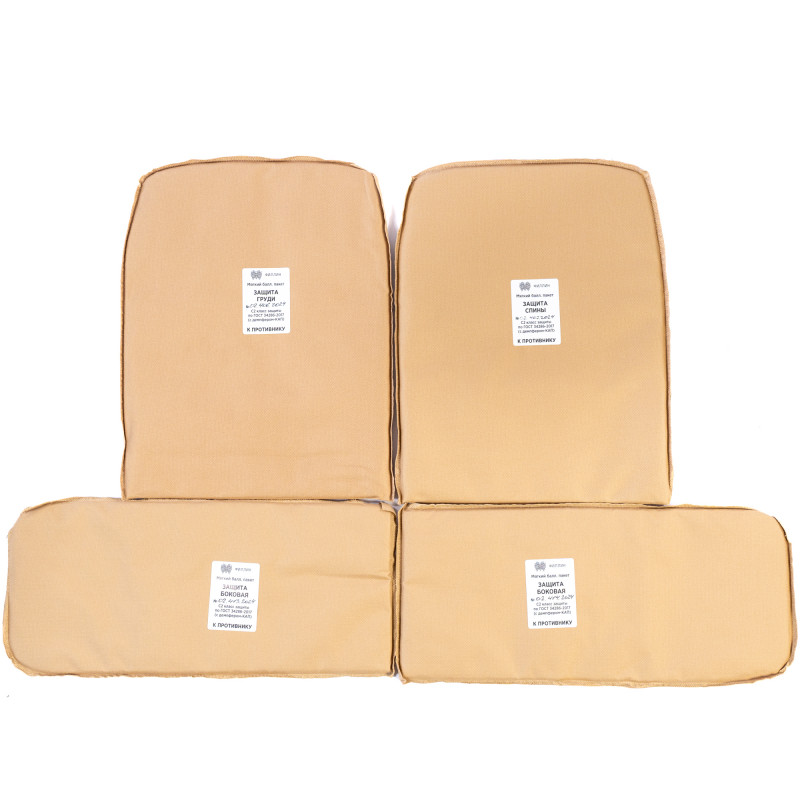 Бал. пакеты из арамида по БР1 для жилета "ЛБТ-У mod.2",размер 60 (M-XL)