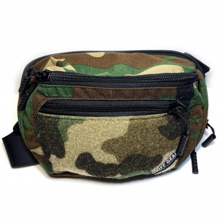 Сумка поясная Гефест с Velcro-панелью, цвет Woodland m81