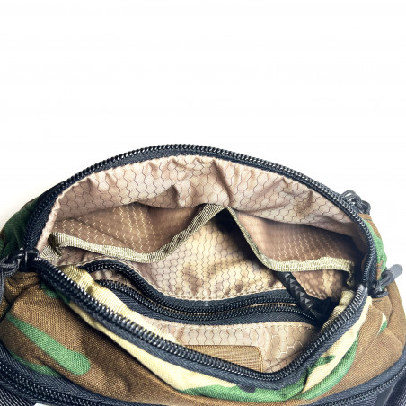 Сумка поясная Гефест с Velcro-панелью, цвет Woodland m81