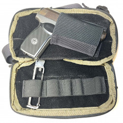 Сумка поясная Гефест с Velcro-панелью, цвет Woodland m81
