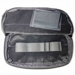 Сумка поясная Гефест XL без Velcro-панели, цвет черная топография