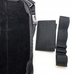 Сумка поясная Гефест XL без Velcro-панели, цвет черная топография