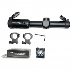 Оптический прицел Vector Optics Constantine 1-8x24 CTR FFP, сетка VOF-EHT (MIL)