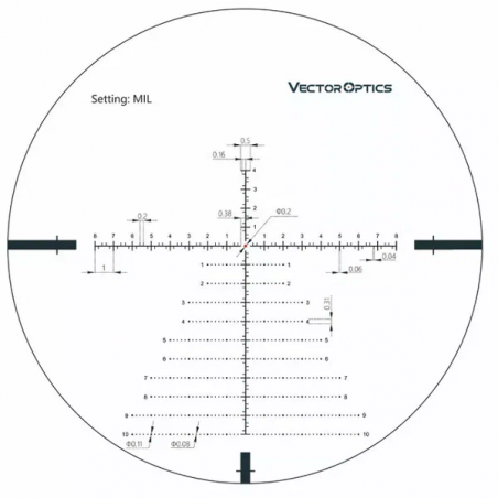 Оптический прицел Vector Optics CONTINENTAL x6 3-18x50 (30 мм) TACTICAL FFP