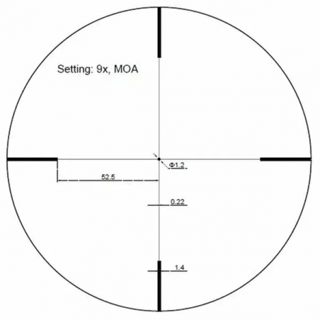 Оптический прицел Vector Optics 30мм SFP Forester JR. 3-9x40