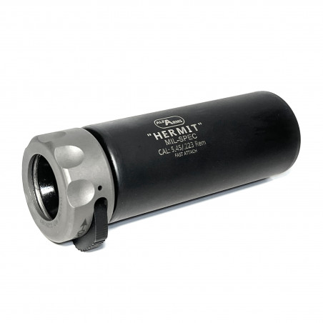 Быстросъемный газоразгруженный дожигатель "Hermit"для Сайги-МК исп. 30 кал. 5.45/.223 Rem