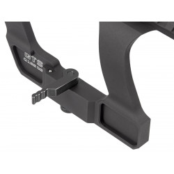 Быстросъёмный кронштейн с Пикатинни на боковое крепление ласточкин хвост "Высокий" GTS Q.122 G2 для АК/Сайга