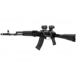 Быстросъёмный кронштейн с Пикатинни на боковое крепление ласточкин хвост "Высокий" GTS Q.122 G2 для АК/Сайга