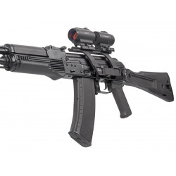 Быстросъёмный кронштейн с Пикатинни на боковое крепление ласточкин хвост "Высокий" GTS Q.122 G2 для АК/Сайга