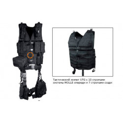 Разгрузочный жилет UTG тактический 10 предметов зеленый