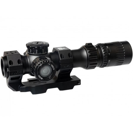 Прицел March-F 1-10x24 Shorty DR-TR1FB FFP+SFP 30мм, с кронштейном