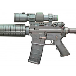 Кронштейн Contessa Ultra Tactical 30мм на Picatinny, h23мм, 20 MOA