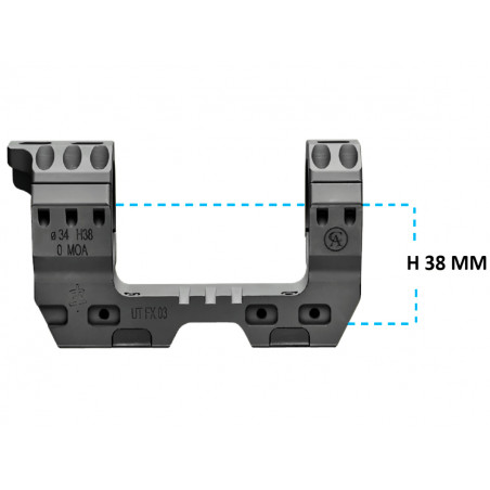 Кронштейн Contessa Ultra Tactical 34мм на Picatinny, h23мм