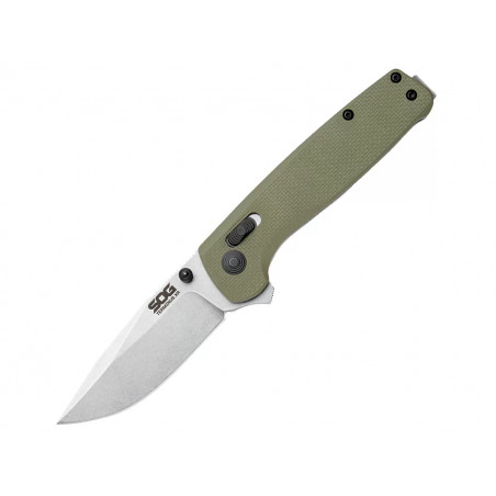 Нож складной SOG Terminus XR G10 Olive Drab, сталь D2, рукоять G10