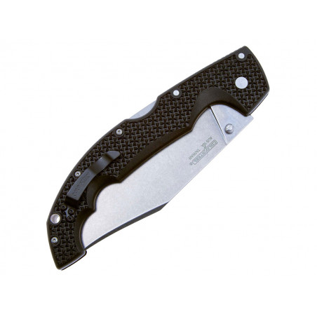 Нож складной Cold Steel Voyager XL Clip Point Plain, AUS10A, Griv-Ex