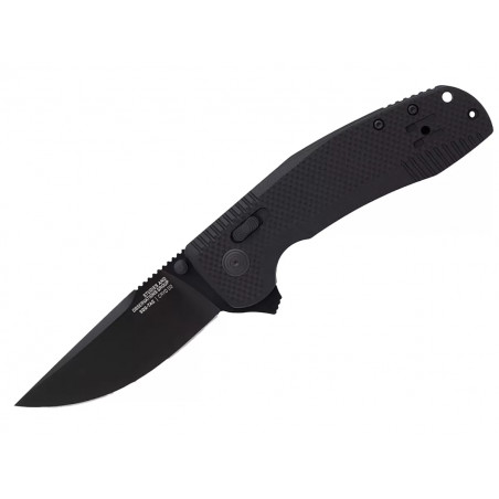 Нож складной SOG-TAC XR Blackout, сталь Cryo D2, рукоять G10