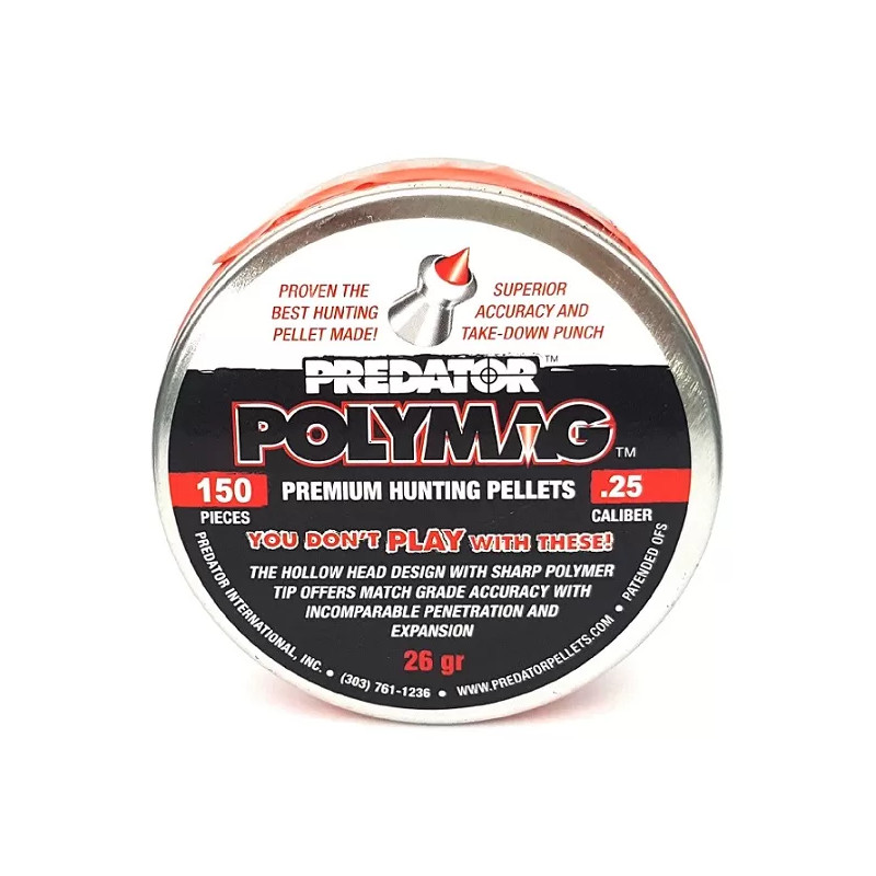 Пульки JSB Predator Polymag 6.35 мм (150 шт)