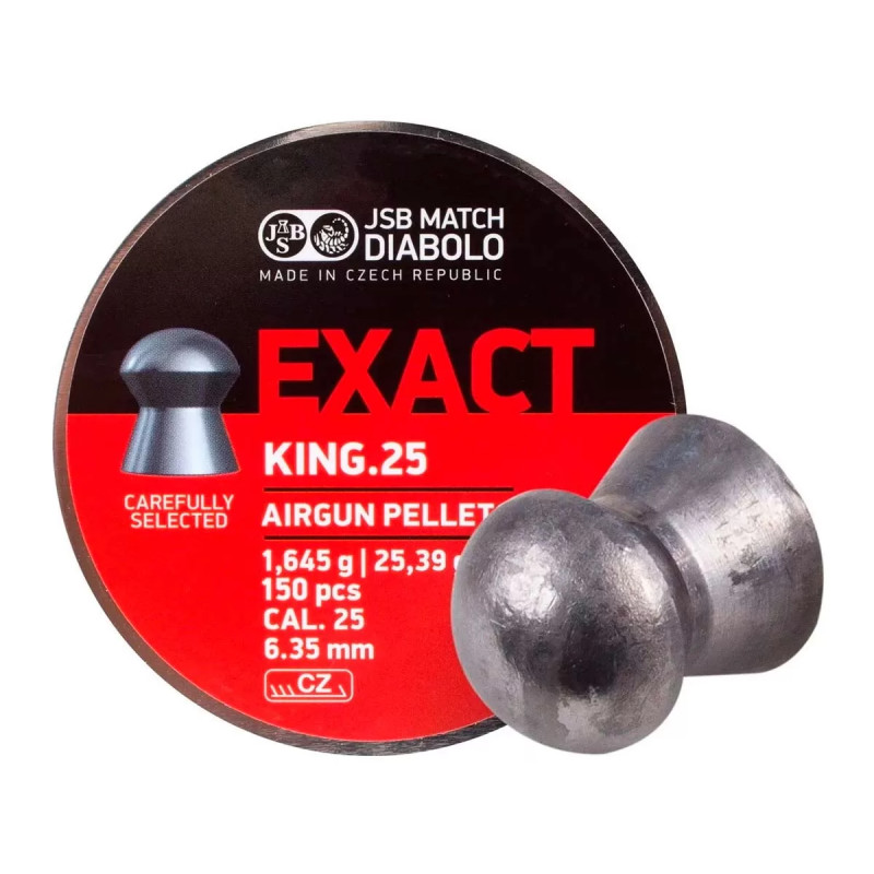 Пульки JSB Exact King 6,35 мм (150 шт)