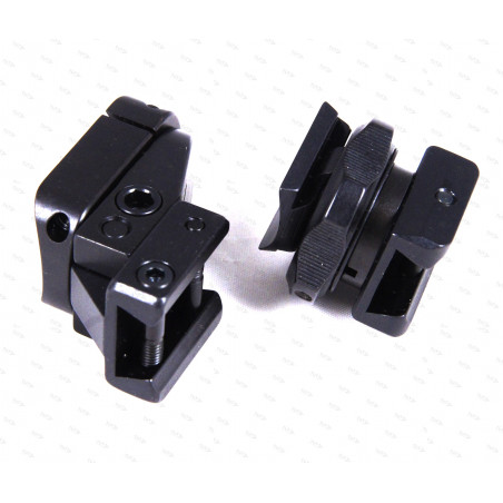 Поворотный кронштейн на раздельных основаниях MAK на Benelli Argo/Browning BAR II на LM-призму (1022