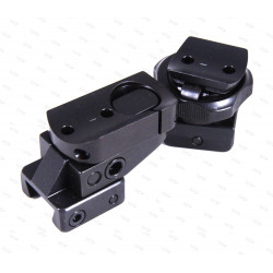 Поворотный кронштейн на раздельных основаниях MAK на Benelli Argo/Browning BAR II на LM-призму (1022