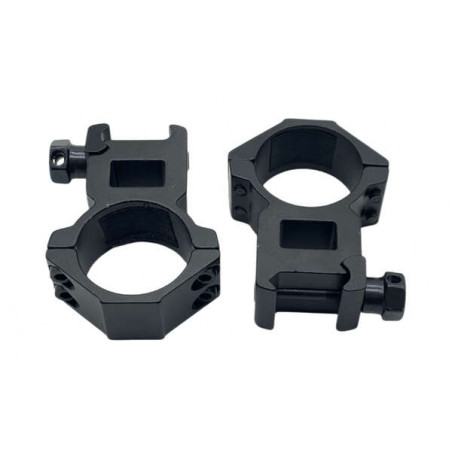 Кольца DISCOVERYOPT 30мм на weaver высокие в пластиковом кейсе