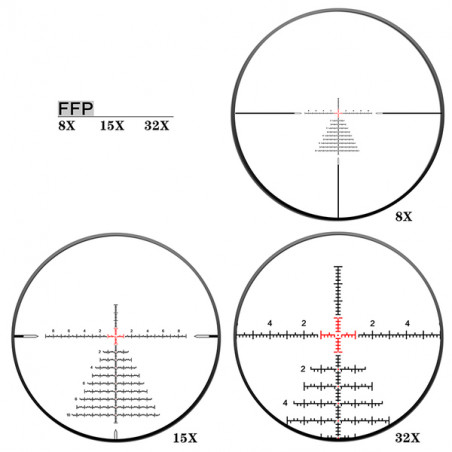 Оптический прицел DISCOVERY LHD 8-32X50SFIR FFP Zero Stop