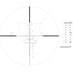 Оптический прицел DISCOVERY ED-LHT 4-20X44SFIR (сетка MIL)