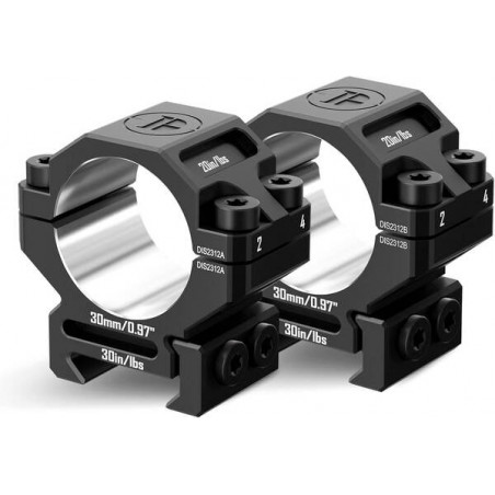 Кольца DISCOVERYOPT 30мм низкие под Picatinny (7075)