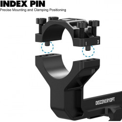 Моноблок Discoveryopt высокоточный выносной weaver 34мм (средний)