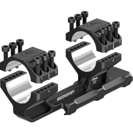 Моноблок Discoveryopt с наклоном 20МОА на базу пикатини у 30мм (усиленные 3 винта)