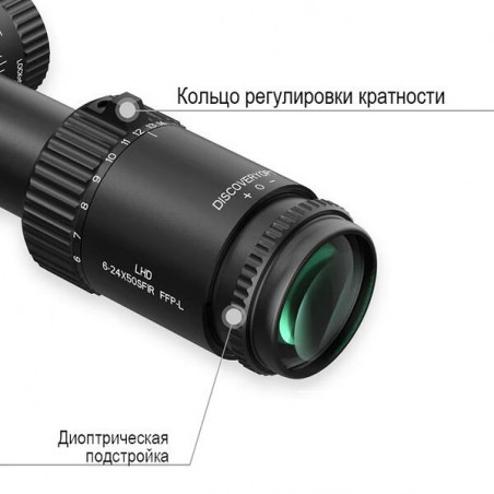 Оптический прицел DISCOVERY LHD 6-24X50SFIR FFP Lock
