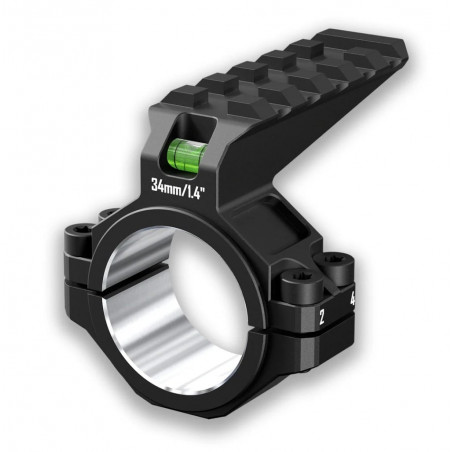 Уровень пузырьковый кольцевой с верхней планкой DISCOVERYOPT, на трубу Ø 30 / 34 мм