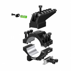 Кольца DISCOVERYOPT 34мм усиленные низкие (7075) с планкой и уровнем под Picatinny