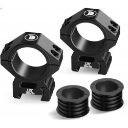 Кольца DISCOVERYOPT Ø 25,4 / 30 / 34, с проставками, высота 32 мм под Picatinny (6061)