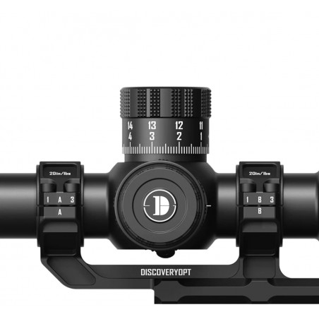 Моноблок DISCOVERYOPT с проставками под трубы Ø 30/34 мм высота профиля 1,5″ под Picatinny (6061)