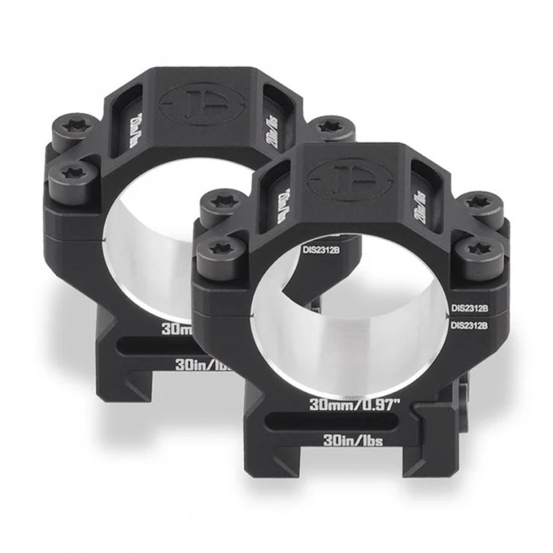 Кольца DISCOVERYOPT 30мм низкие под Picatinny (6061)