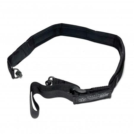 Оружейный ремень "Двухточка, штурм" (несъемный карабин) QD-QD