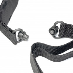 Оружейный ремень "Двухточка, штурм" (несъемный карабин) QD-QD