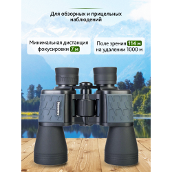 Бинокль Levenhuk Discovery Flint 10x50