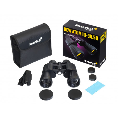 Бинокль Levenhuk New Atom 10–30x50