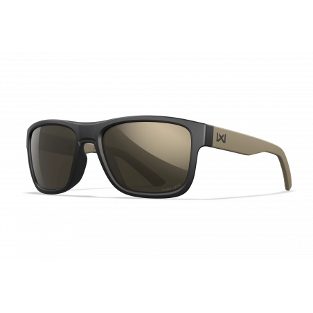 Очки Wiley X Ovation AC6OVN14 Матово-черный с бежевой оправой и линзами CAPTIVATE