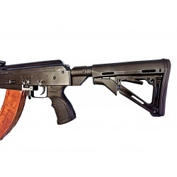 Завышенный облегченный адаптер приклада  AKM A-L COM/MIL с вырезом под колодку для АКМ/АК-74/ВПО