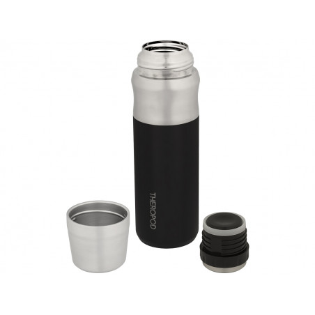 Термос для напитков THEROPOD TP-23-600-B 0.6L, нержавеющая сталь, чёрный