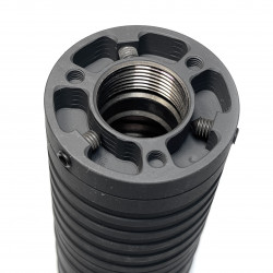 ДТКП Поток укороченный АК-74/105 исп. с доп.фиксацией и со стальным рассекателем, сталь