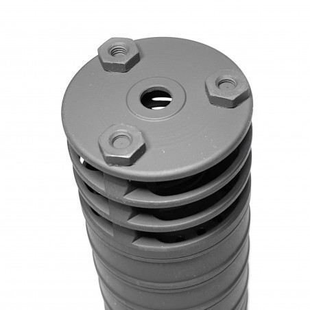 ДТКП Поток укороченный РПК-74 кал.5,45, резьба М14х1L, Со стальным рассекателем, сталь