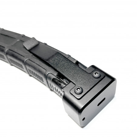 Комплект 30 местный магазин кал. 9x19 с пяткой на 2 патрона и клипсой для Сайги-9/NL-9