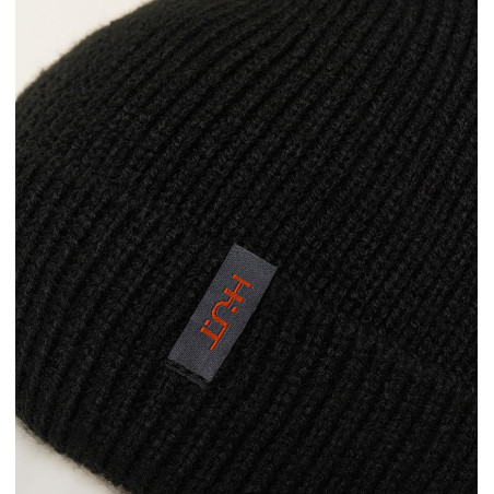 Шапка H.U.T. Tiller с отворотом, чёрная