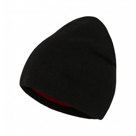 Шапка H.U.T. Dude двусторонняя, чёрная/мандарин