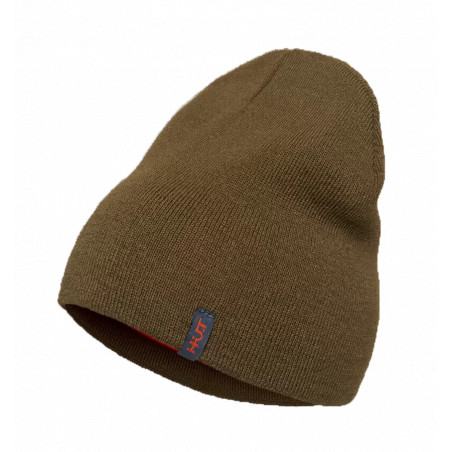 Шапка H.U.T. Dude двусторонняя, хаки/мандарин